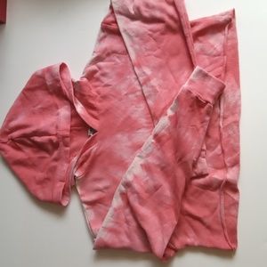 Forever 21 tie dyed crop hoodie
